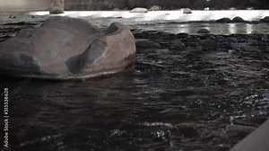 Truckee River in Reno Nevada at Night