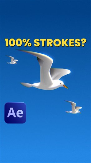 Mathias Lynge on Instagram: "After Effects challenge: Create an entire character animation ONLY using strokes! 🕊️ This is the result I came up with. No shape layers - just strokes. On top I applied Repeater, Taper, Gradient Fill, Inner Shadow and Gaussian Blur. Do you think I succeeded? 🤔 To master stroke animation in After Effects, check out my new course, The Power of Strokes. First lesson is free! 🎁 #strokeanimation #aftereffectsstrokes #thepowerofstrokes #mdcommunity #aftereffectschalleng