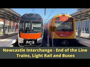Newcastle Interchange - End of The Line - NSW Trainlink, Newcastle Light Rail - Bus Interchange