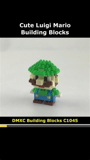 Luigi C1045 Blocks #Luigi #DMXC #C1045 #Lego #MiniBlock #NanoBlock