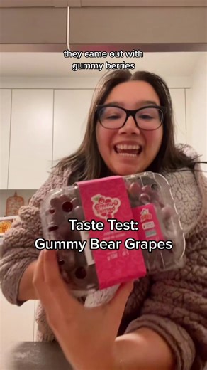 Gummy Bear Grapes Taste Test