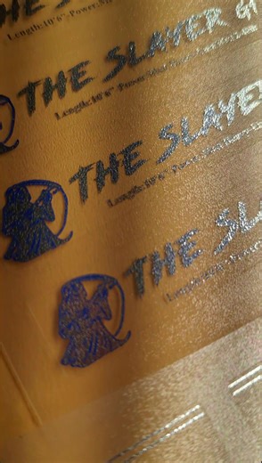 New Slayer Rod Labels!! #slayerblanks #fishtok #fishing #customfishingrod