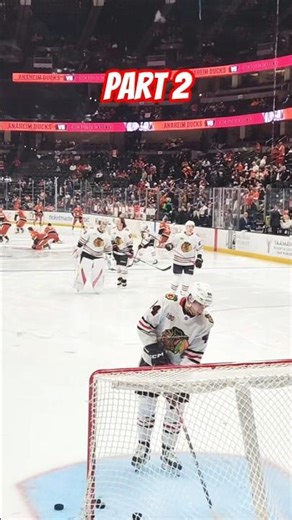 Anaheim Ducks pregame warmups #anaheimducks #ducks #ducksvsblackhawks #Anaheim #nhl #hockey #film