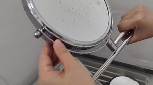 8" Wall Mount Magnifying Mirror, 1X/10X Double-Sided Makeup Mirror Wall Mounted with Extendable Folding Arm, 360° Rotation, Brushed Nickel, Perfect for Shaving & Makeup in Bathroom (No Light)