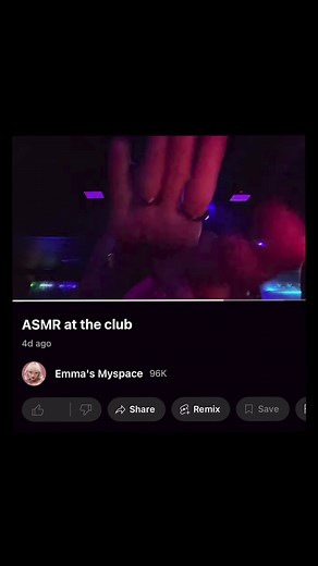 Relaxing ASMR Roleplay with Club Sounds | Emma's Myspace ASMR