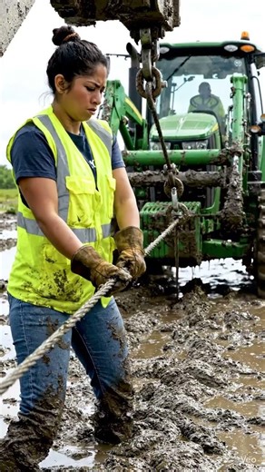 Tractor Stuck in DEEP Mud! 😱 Extreme Recovery You Won’t Believe 🚜💪