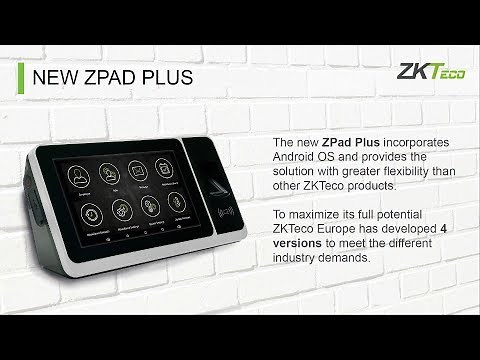 ZPad Plus Time Attendance Solution with Android OS by ZKTeco