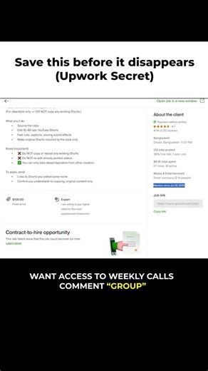 Syed Muhammad Affan on Instagram: "Before You Bid: Check These Things in Client Profile"