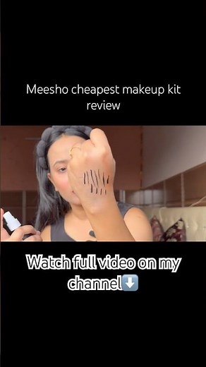 Meesho cheapest makeup kit review | Meesho cheapest makeup | Sasta makeup from meesho