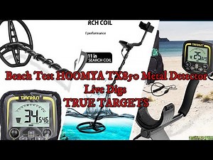 HOOMYA TX850 G2 clone Metal Detector Beach Test Metal Detecting LIVE DIGS TRUE Signals EPIC Results