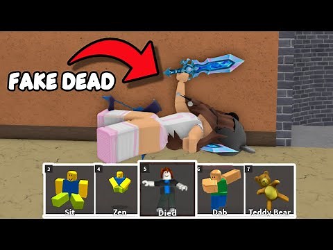 This EMOTE can MAKE You FAKE DEAD in Roblox MM2!