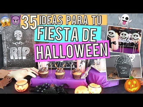 35 HALLOWEEN IDEAS | Recipes, decorations, DIY... Throw the BEST party!