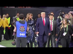 Pres. Trump cheered loudly at college football title game