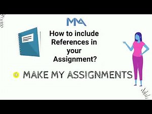 How to include References in your Assignment?