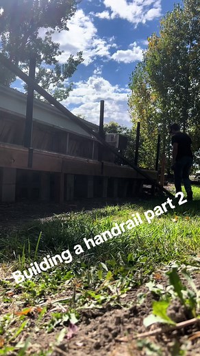 Building a custom handrail part 2 #welding #rigtruck #fabrication #handrail