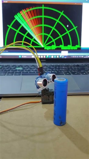 Built this insane Arduino Radar System using algorithms + sensors 📡🔥#trendingshor #viralshorts #aish