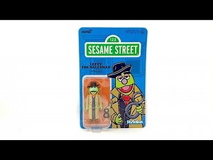 Super7 ReAction Figure Sesame Street Left The Salesman Review