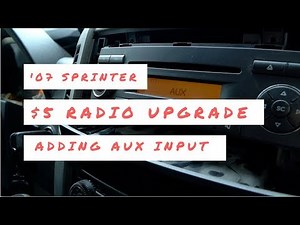Upgrade Your Sprinter Stereo for $5 | DIY Aux Cord | DIY Vanlife Hacks | Sprinter Conversion