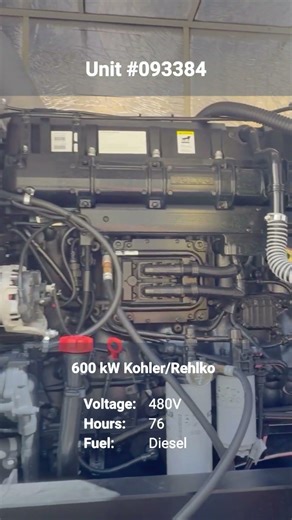 600kW Kohler Rehlko Diesel Generator | Load Bank Test | Generator Source