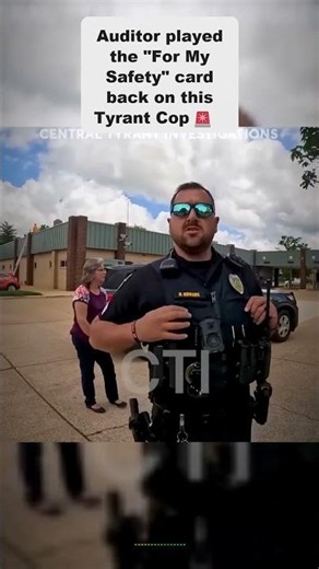 First Amendment Auditor Destroys Cop's Ego In Seconds 😤 #firstamendment #firstamendmentaudit #karens