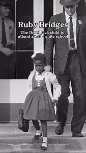 878 reactions · 124 shares | Today, we’re celebrating Ruby Bridges and the history of school desegregation in the US. #rubybridges #bridges #desegregation #america #unitedstates #usa #racism #segregation #race #africanamerican #naacp #civilrights #civilrightsmovement | The Radical Tea Towel Company | Facebook
