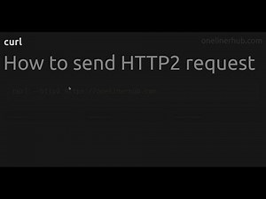 How to send HTTP2 request #curl
