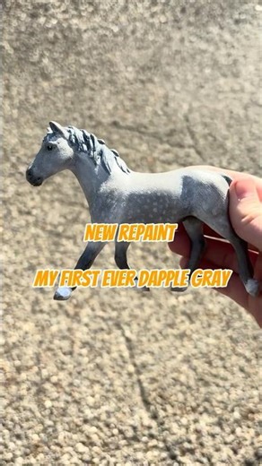 Schleich horse repaint! #schleich #schleichhorse #schleichrepaint #modelhorse