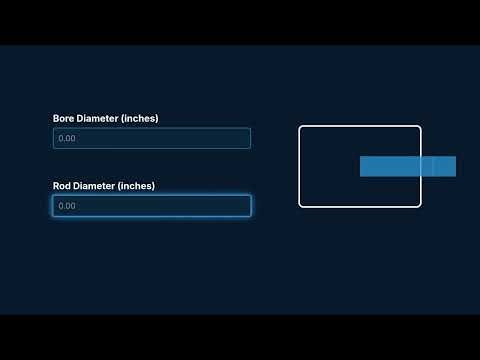 Hydraulic Cylinder Speed Calculator — How to Use It | Engineering Tool