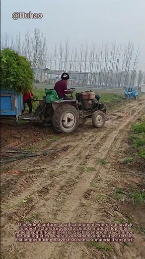 "Tractor Wheel Spin Crisis! How to Escape Mud Safely | Farming Hacks"