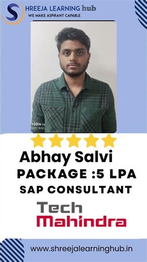 Student to SAP Professional: Navigating the Placement Journey#saps4hana #saps4hanatraining