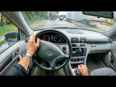 2004 Mercedes C Class W203 [1.8 143 HP] | POV Test Drive #911 Joe Black