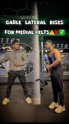 Optimize cable lateral raise form effectively #gym #tips #trending #shorts