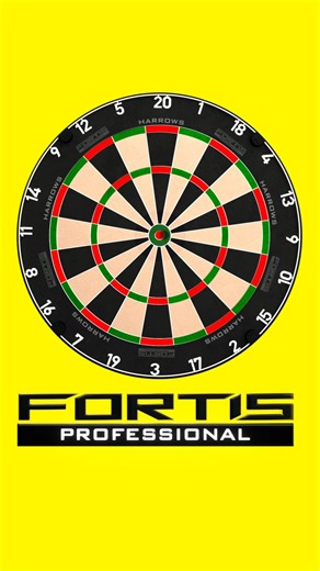 Harrows Darts Technology on Instagram: "This is Fortis. A dartboard engineered without compromise. Made from the finest Madagascan sisal for unmatched durability and elite-level playability. Minimalist design and an anti-glare matte number ring keep your focus locked on the target. With 10 rotation points and the TruLevel™ System, Fortis mounts securely and plays flawlessly, every time. Built to endure. Designed to perform. Step up to the ultimate premium dartboard. #Fortis #harrows #darts #made