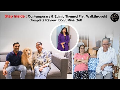 Step Inside : Contemporary & Ethnic Themed Home | Walkthrough| Complete Review| Don't Miss Out!