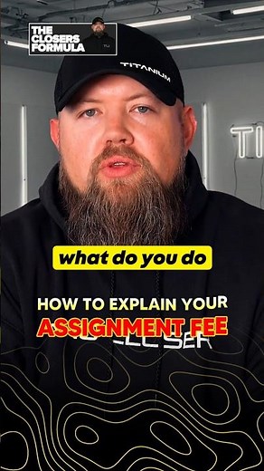 How to explain your assignment fee #wholesalingrealestate #wholesalehouses #rjbatesiii #shorts