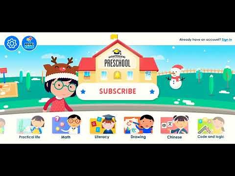 Preschool Edoki Academy App walk through | Kids Learning Video
