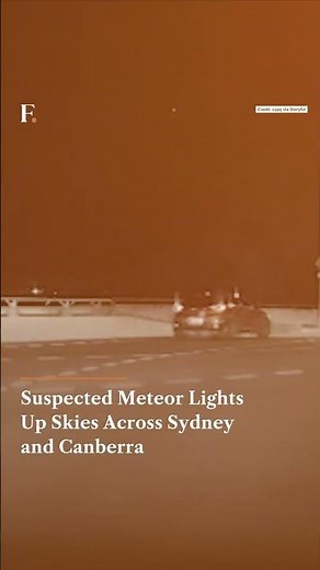 Suspected Meteor Lights Up Skies Across Sydney and Canberra | Subscribe to Firstpost