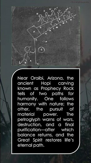 Prophecy Rock: The Hopi Message of Two Paths #IndigenousWisdom