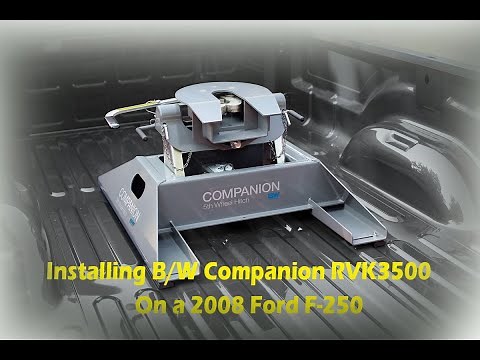 Installing a B/W Companion RVK3500 on 2008 F-250