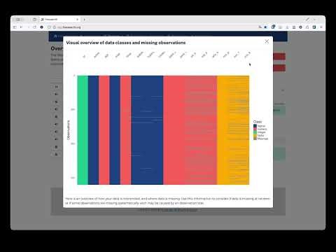 FreesearchR app tutorial: Overview and applying filters