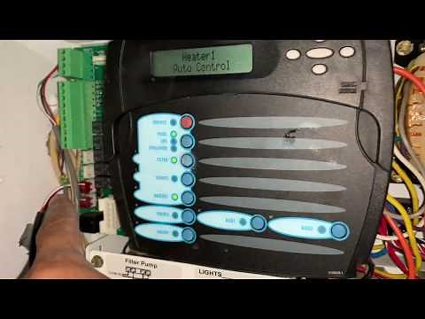Pentair Pool Heat Pump Remote controlled wiring