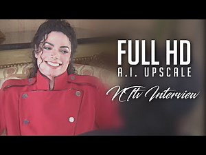 ᴴᴰ A.I. Upscale | Michael Jackson | NTV Interview, 1996