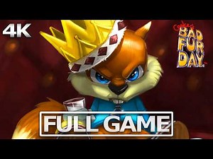 CONKER'S BAD FUR DAY Full Gameplay Walkthrough / No Commentary【FULL GAME】4K 60FPS Ultra HD