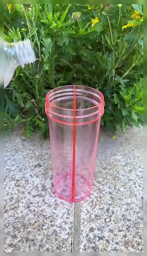 Double drink cup, make your taste rich and colorful,. Come and try it!#goodthing #doubledrinkingcup #watercup #fyp