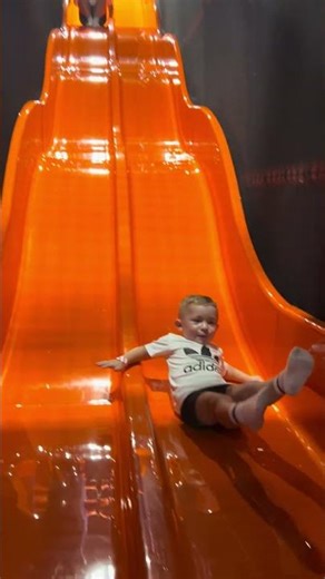 A little video of my little cousin going down the slide for the first time !!