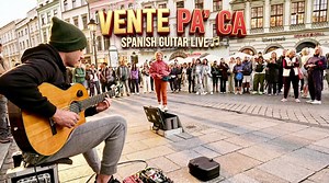 Vente Pa’ Ca | Spanish Guitar Street Performance That Surprised Everyone!🔥 | Imad Fares