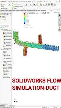 SolidWorks Flow Simulation Study Through Duct 2