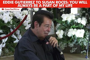 2.6M views · 108K reactions | Naging emosyonal ang beteranong aktor na si Eddie Gutierrez nang inalala niya ang masasayang pagkakataon na nakasama niya si Susan Roces simula pa noong 60's. Kabilang dito ang pagkakataong inabangan nila sa isang hotel sa Las Vegas si Elvis Presley, isa aniya sa mga kilig at #fangirl moment ni Susan Roces. "I'll miss you, you will always be a part of my life. See you in heaven..." | News5 | Facebook