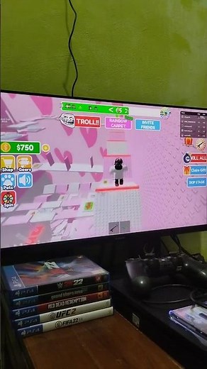 Roblox Valentine Tower | PS4 SLIM #ps4 #roblox #gaming #gameplay #games #youtubeshorts #shorts #fyp