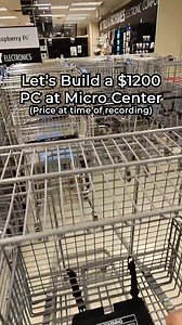 137K views · 838 reactions | We packed in the performance on this $1200 PC! Get everything you need to build your own at your local Micro Center  #MicroCenter #PCParts #GamingPC #CustomPC | Micro Center | Facebook